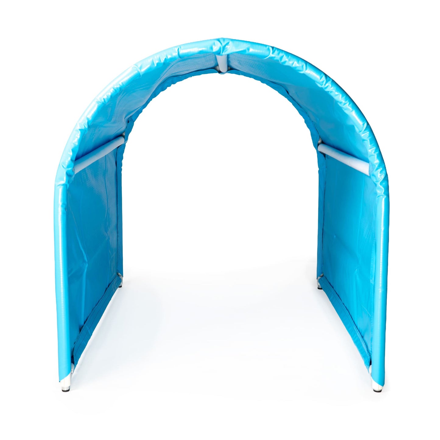 Cyan Callieway hoopers tunnel front entrance view, white background