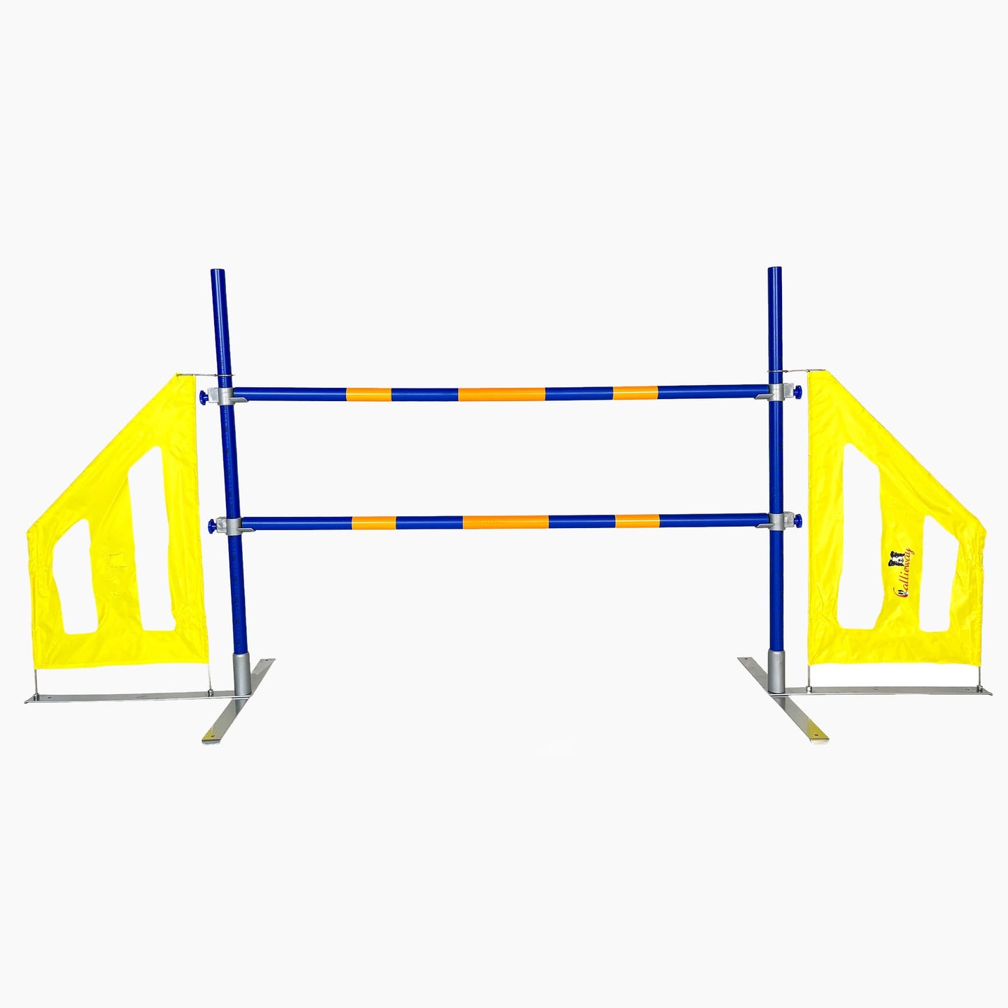 2Stk. Agility Hürden, Dog Agi Jump ProIII“ inkl. je 2 Wurfstangen (FCI konform) auch für Cavaletti Training*