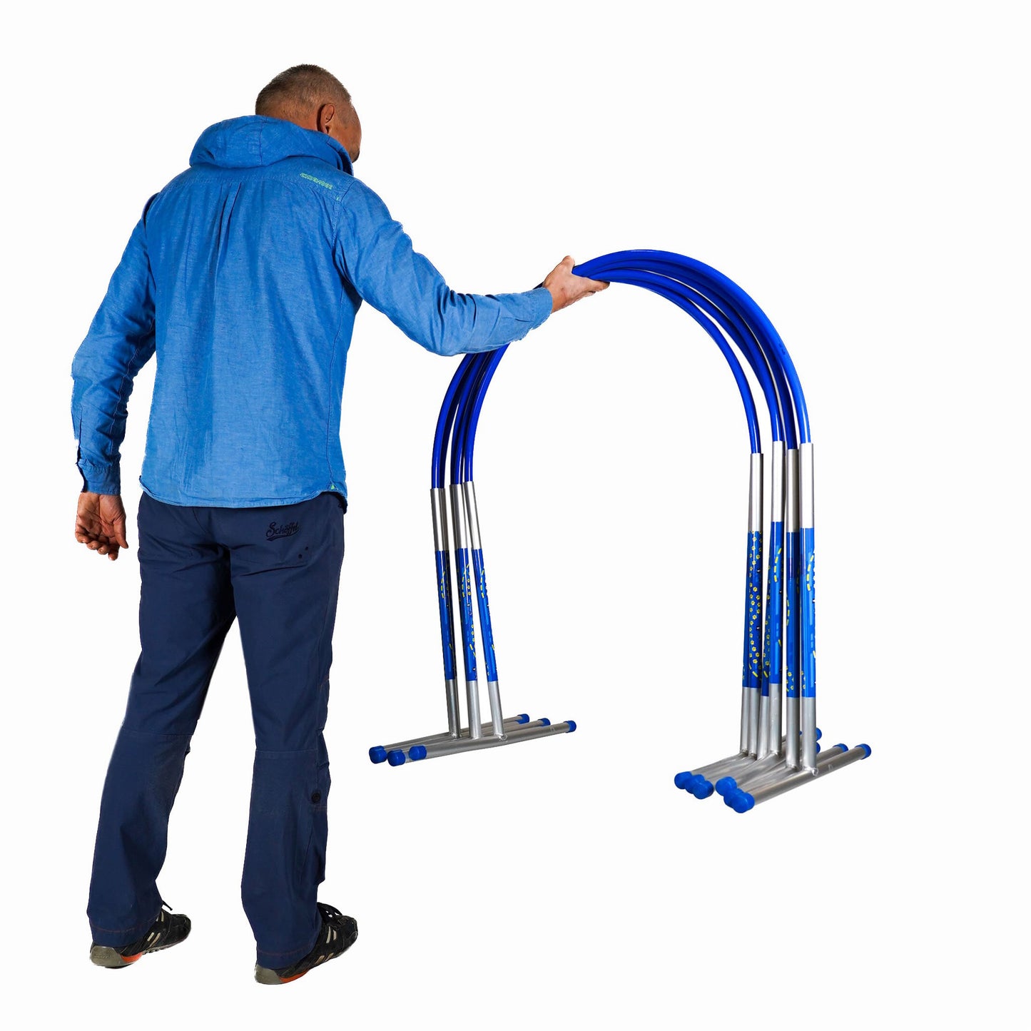 Profi Hoopers ALU Agility Hoops – Großpackung | NADAC-konform (ohne Mittelstrebe)