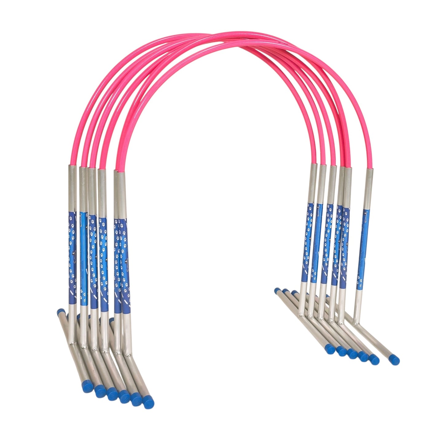 Profi Hoopers ALU Agility Hoops | für Turniere regelkonform (ohne Mittelstrebe)