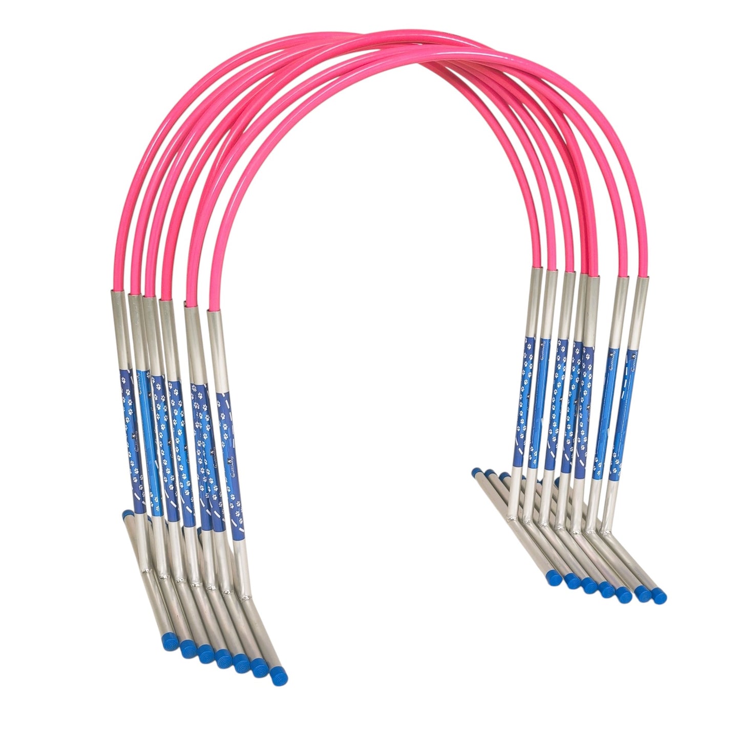 Profi Hoopers ALU Agility Hoops | für Turniere regelkonform (ohne Mittelstrebe)