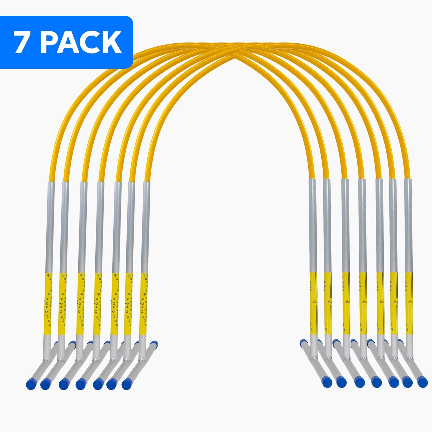 Profi Hoopers ALU Agility Hoops – Großpackung | NADAC-konform (ohne Mittelstrebe)