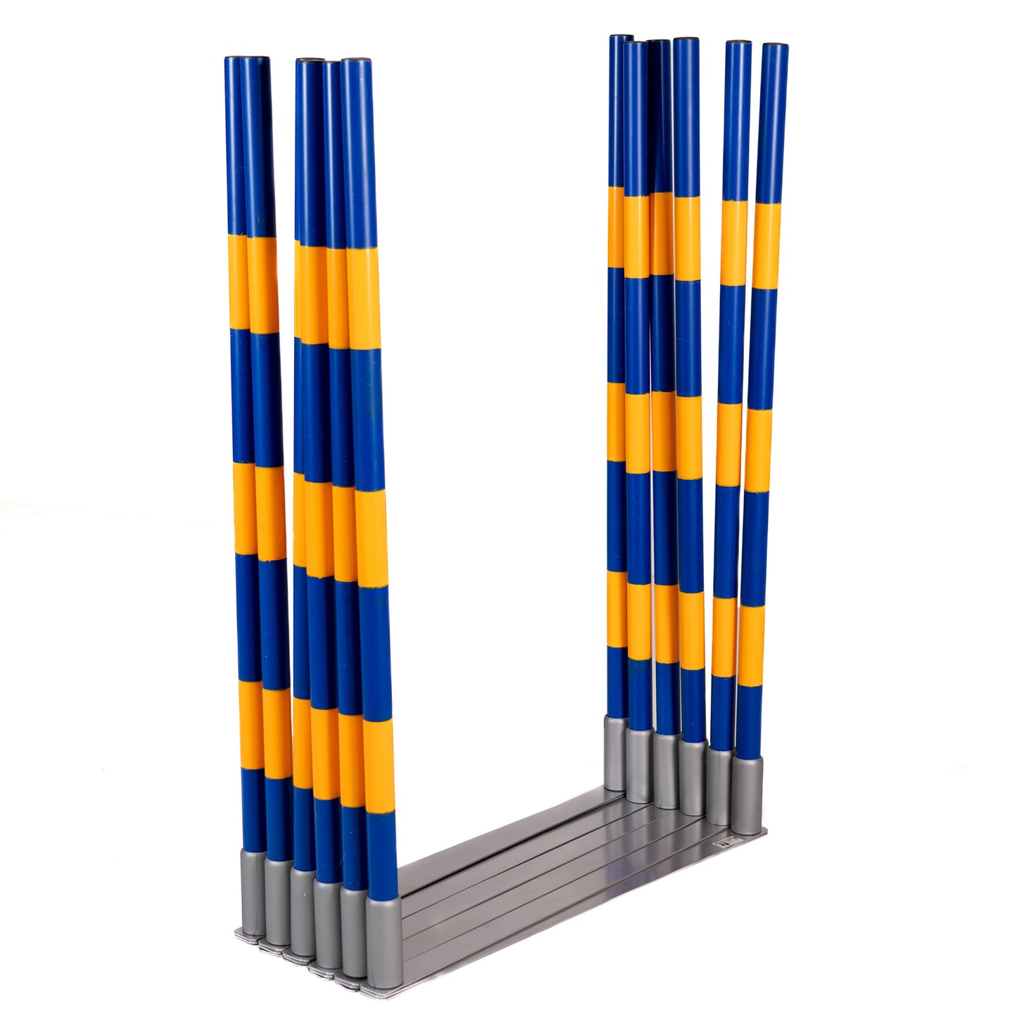 Agility Slalom „Agi Slalom 12x60cm Vario“ – FCI-konformer Trichterslalom & Gassenslalom
