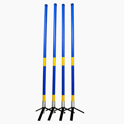Agility Weitsprung Eckpfosten | 4er-Set, FCI-konform