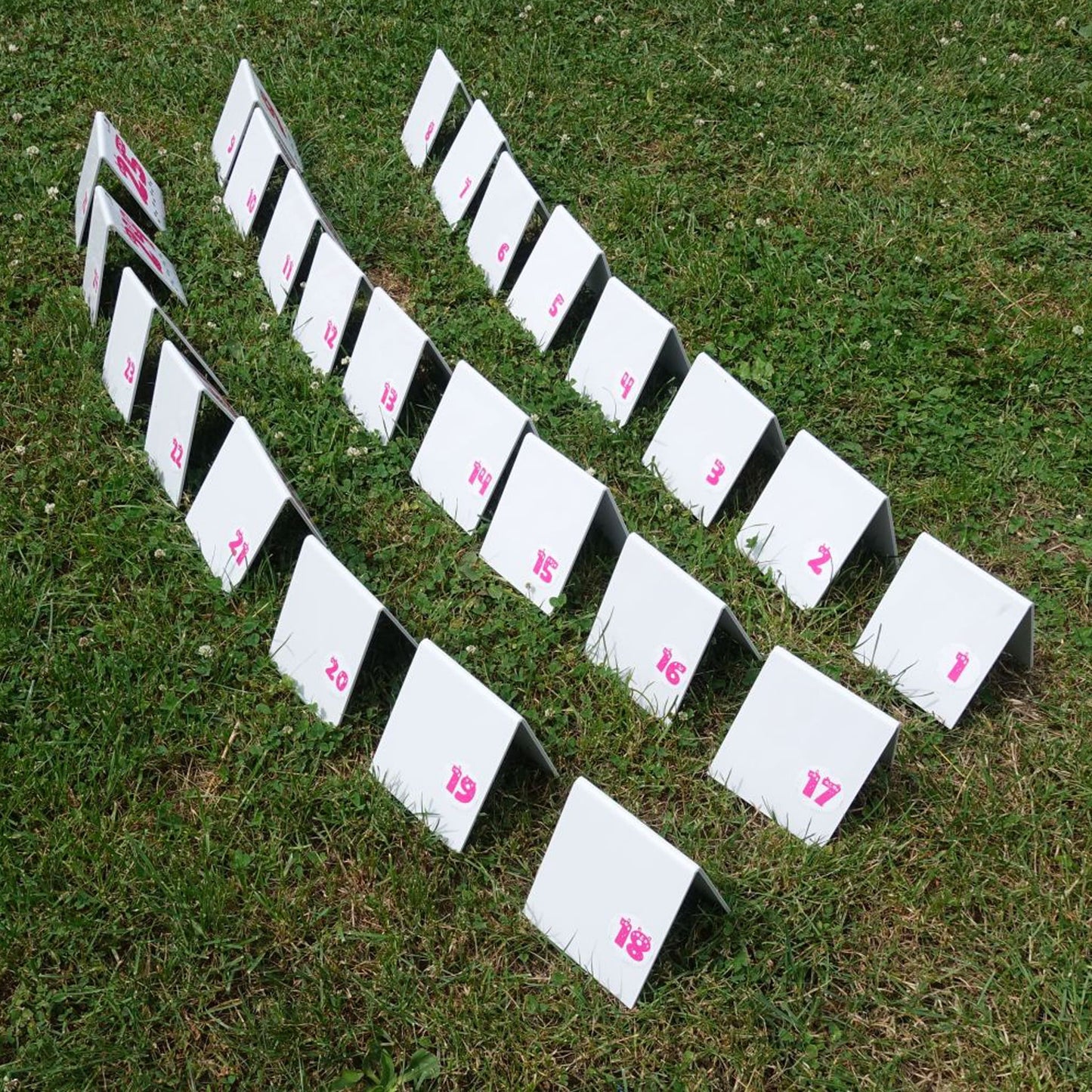 Agility Parcoursnummern / Rally Obedience Zahlen-Set (1-25)