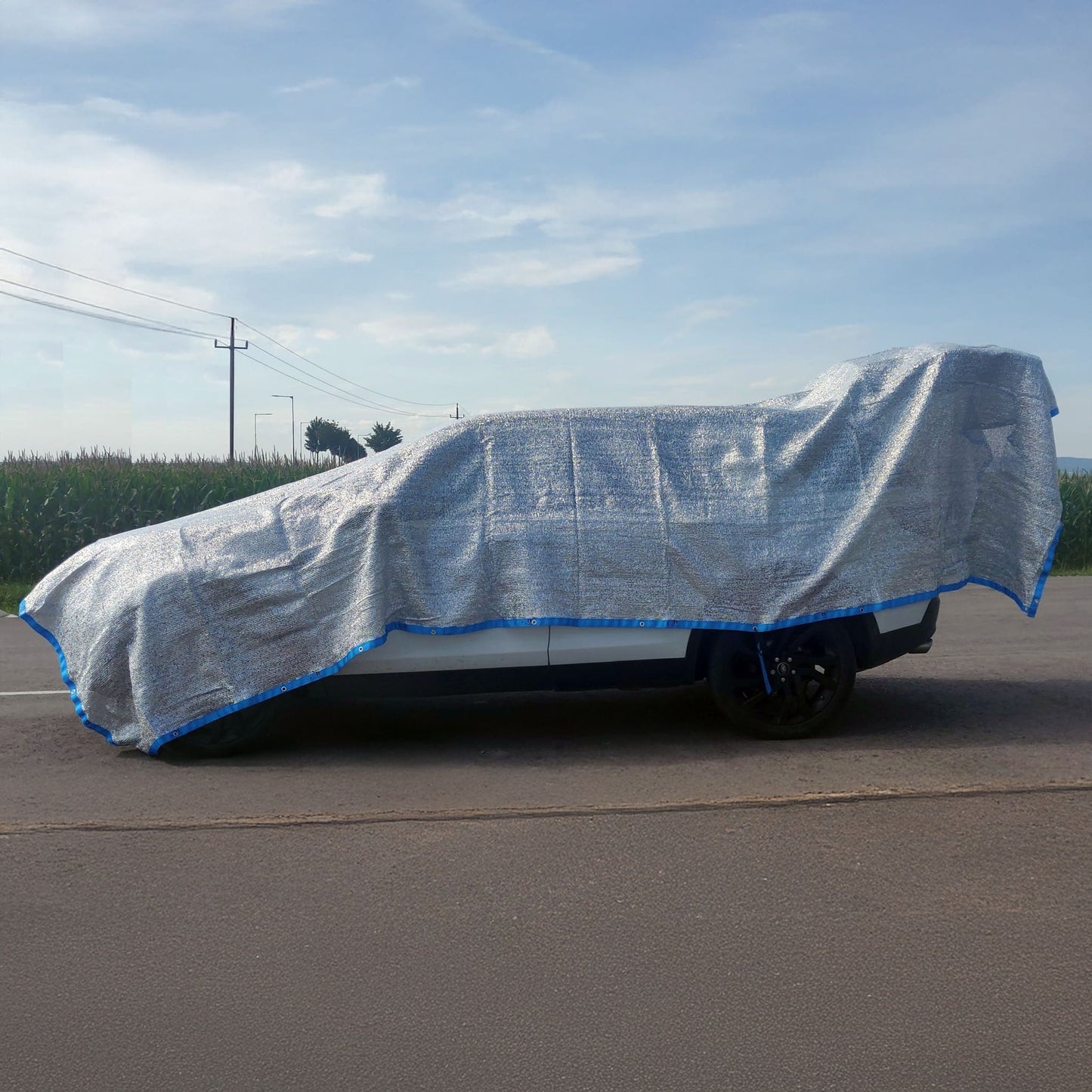 Sonnenschutznetz „Sun-Flash“ – Hitzeschutz für Auto & Camping | Callieway®