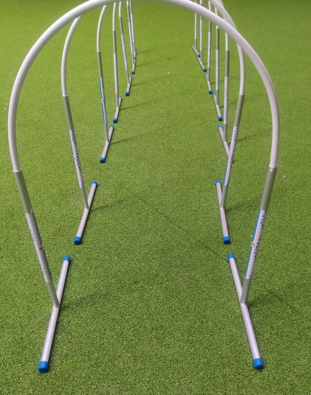 Profi Hoopers ALU Agility Hoops | für Turniere regelkonform (ohne Mittelstrebe)