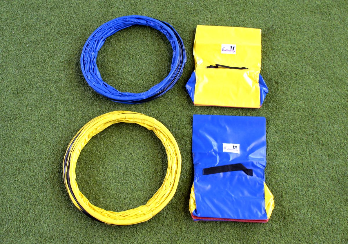 Hoopers Agility Tunnel Set “Profi”– orig. Callieway / Tunnelset (2 Stk. pro Packung) für Hoopers Hundesport "Profi"