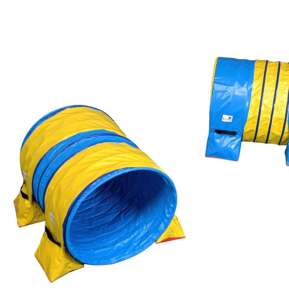 Callieway® blue agility tunnel fabric and reinforced stitching – 80cm opening