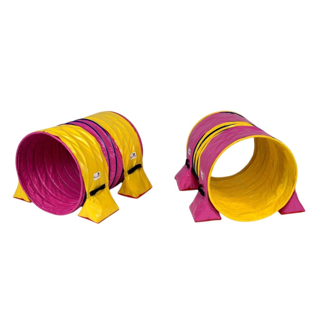 yellow-fuchsia_hoopers with yellow sandbags