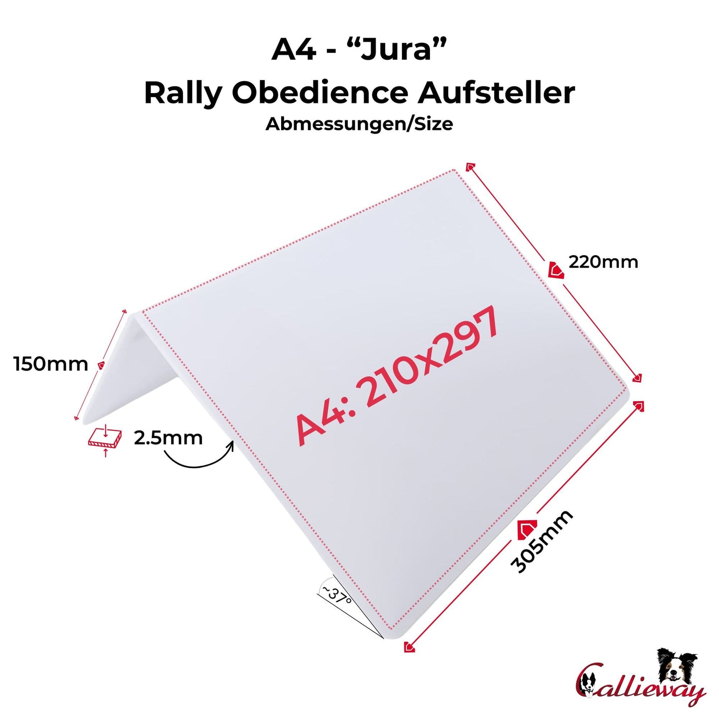 Rally Obedience Display – A4 Landscape, Weatherproof | Callieway®