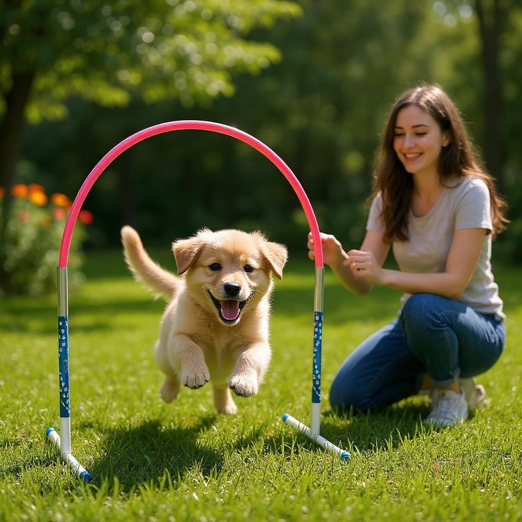 Profi Hoopers ALU Agility Hoops | für Turniere regelkonform (ohne Mittelstrebe)