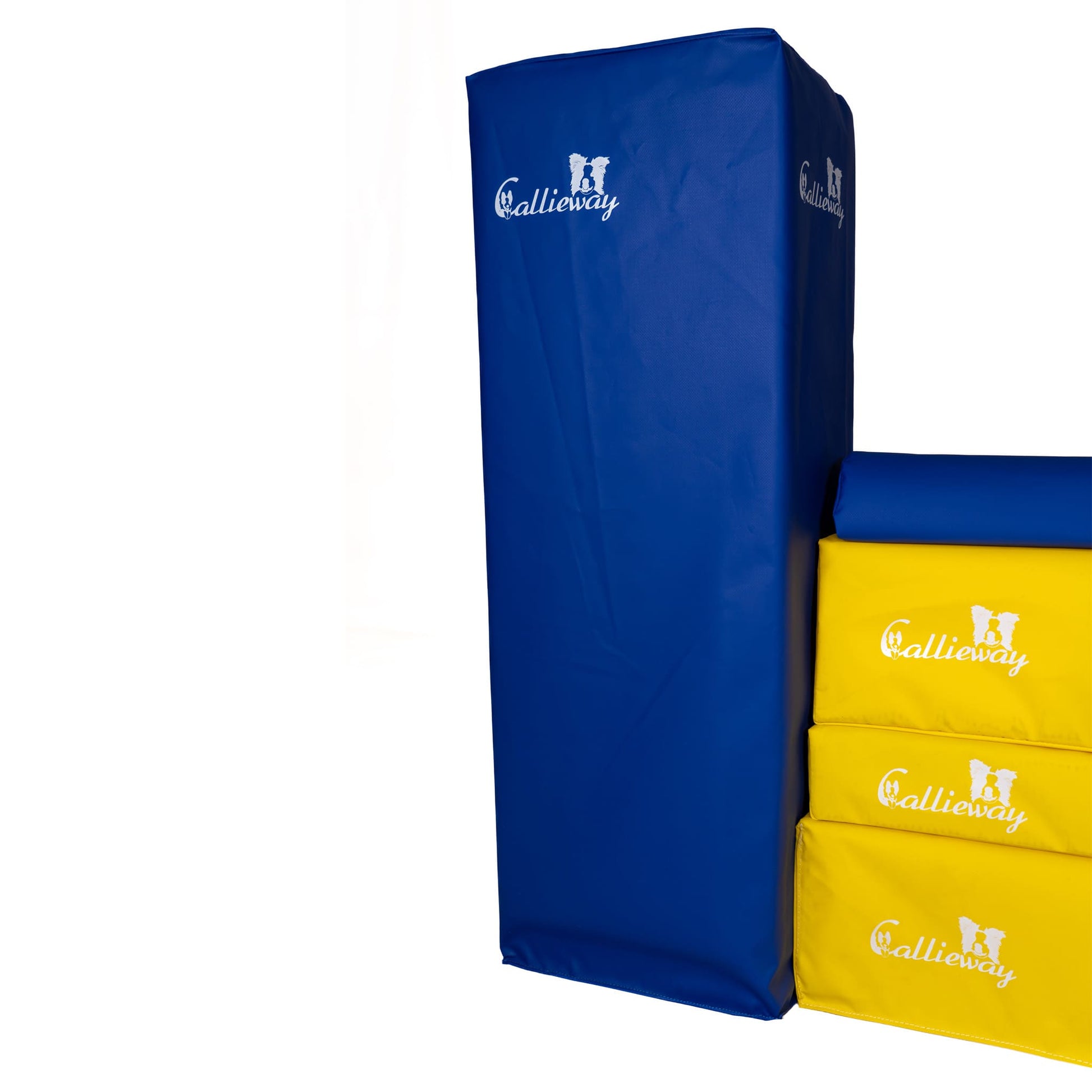 Callieway Agility Mauer Hindernis in Gelb für Hundetraining