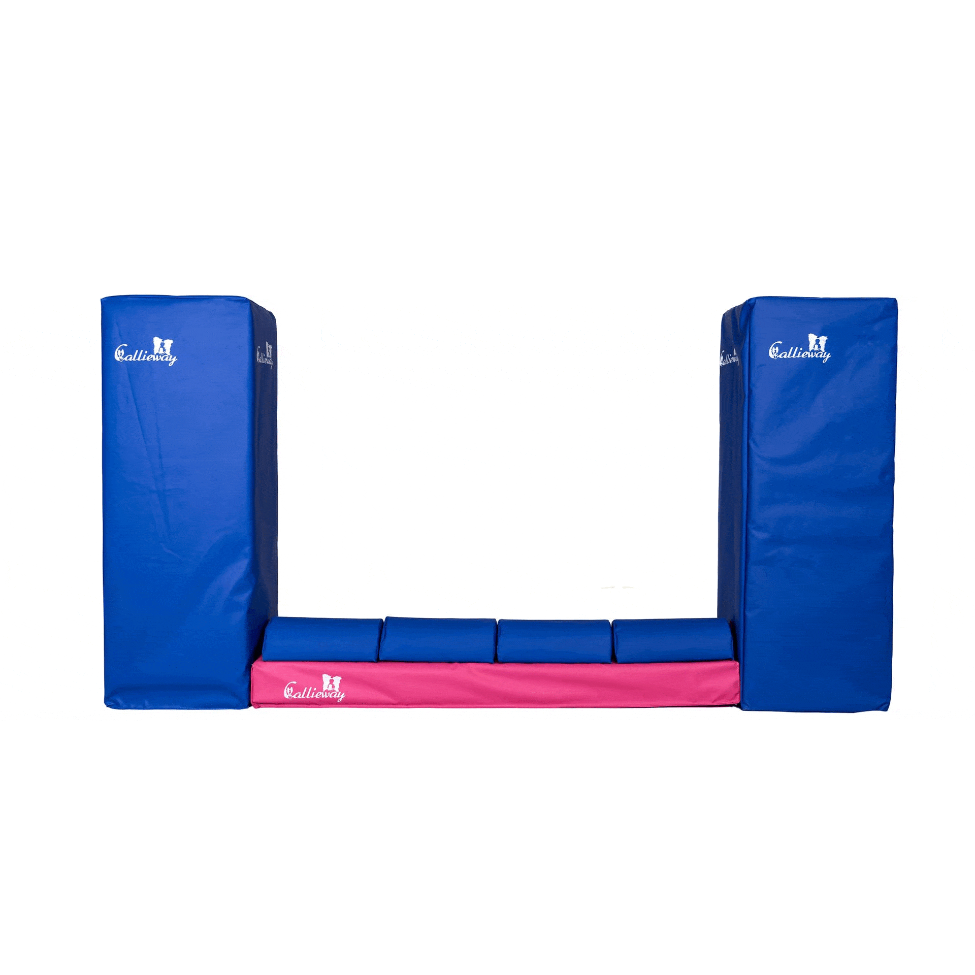 Callieway Agility Sprungmauer Pink Blau für Hundesport