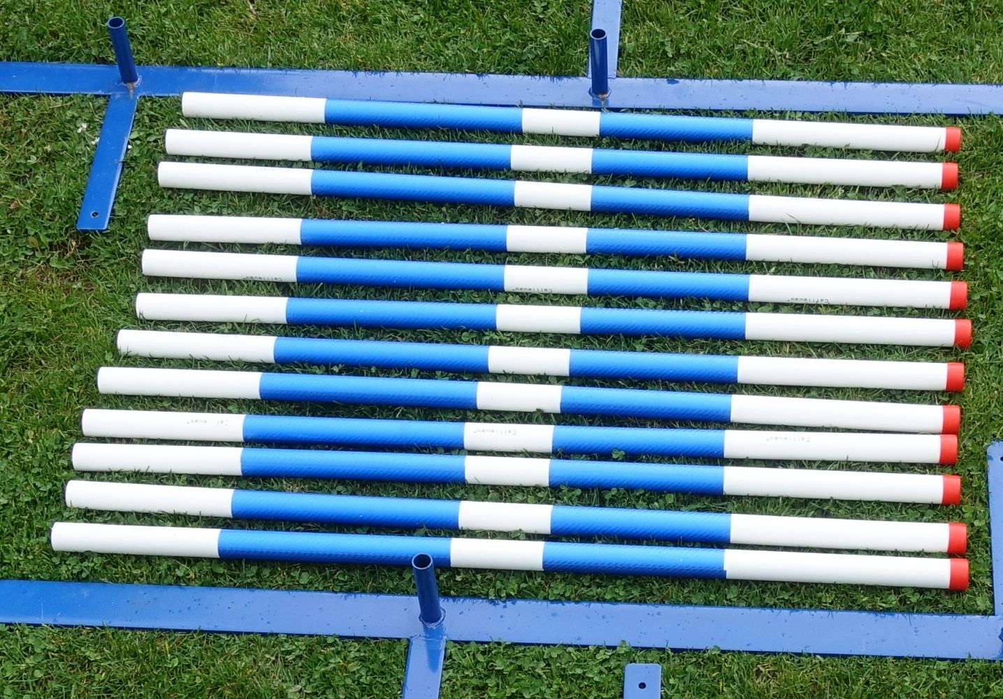 Agility Slalomstangen – 6er Pack für 3,2cm Hülsenstecksystem