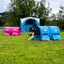 Blue Callieway Hoopers tunnel curved for dog agility training