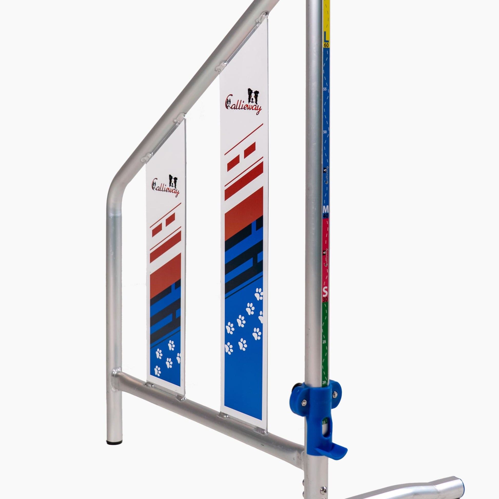 Seitenprofil der Callieway Agi Jump Trophy Aluminium Hürde