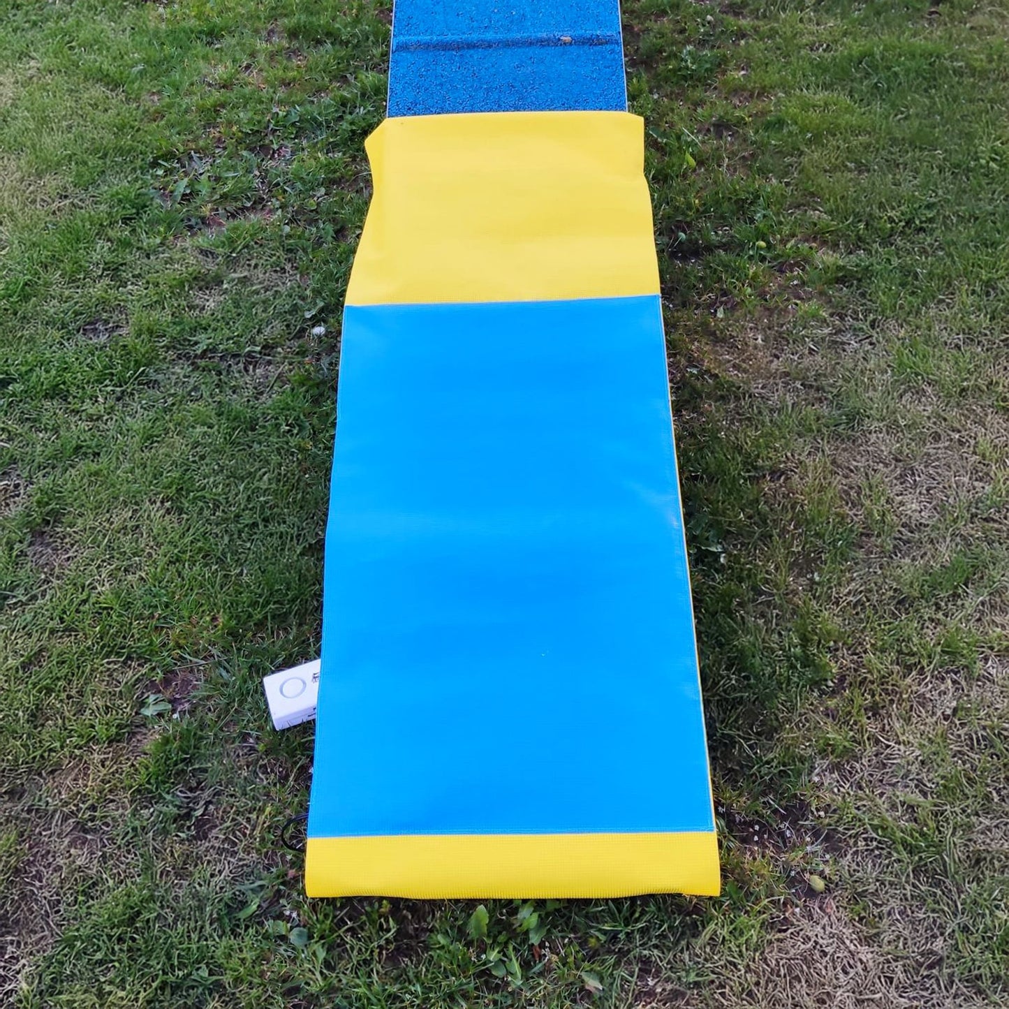 Callieway Agility Klingelmatte Trainingshilfe Blau Gelb für Hundetraining