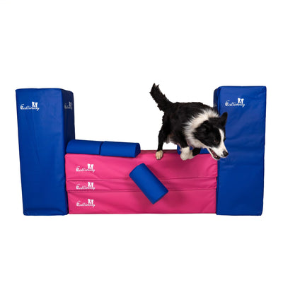 Agility Mauer „Bounce over - SOFT“ – FCI-konforme Sprungmauer für Agility