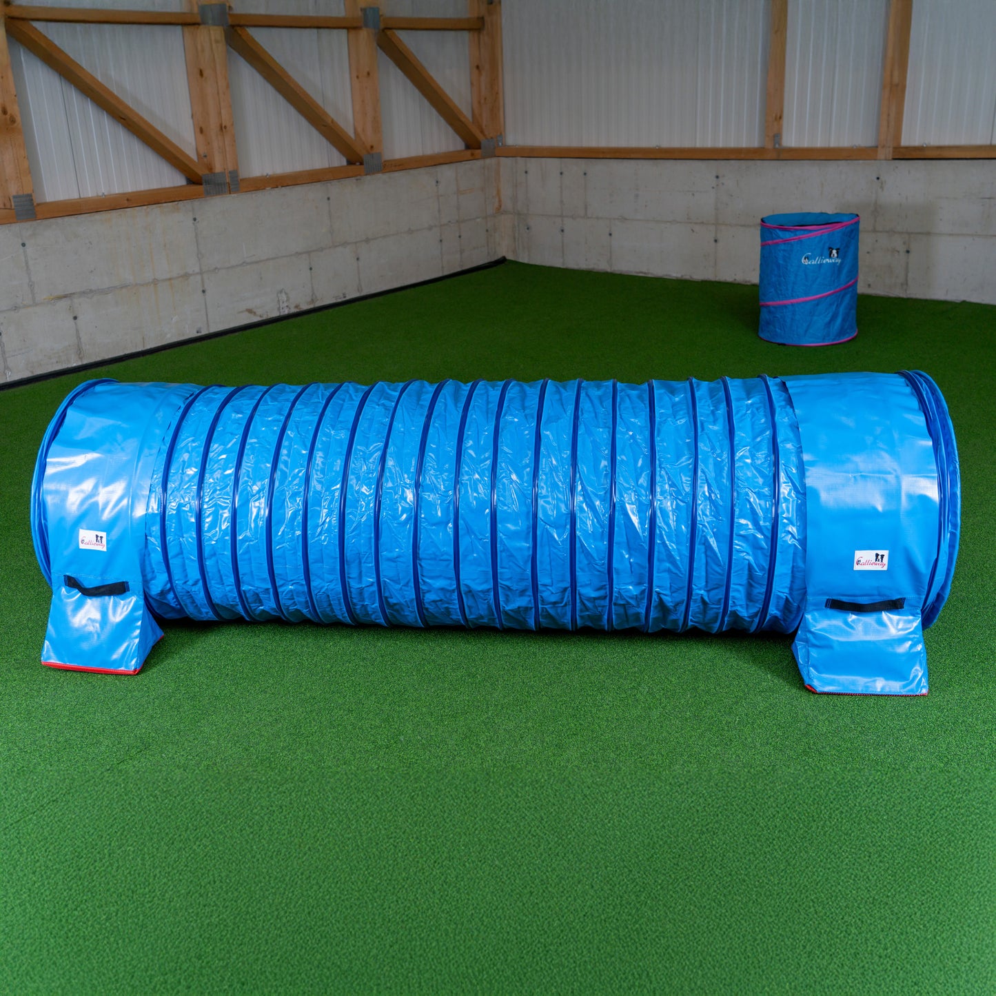 Callieway Agility Hundetunnel Ø80 cm und 3 m Länge für Agility Training
