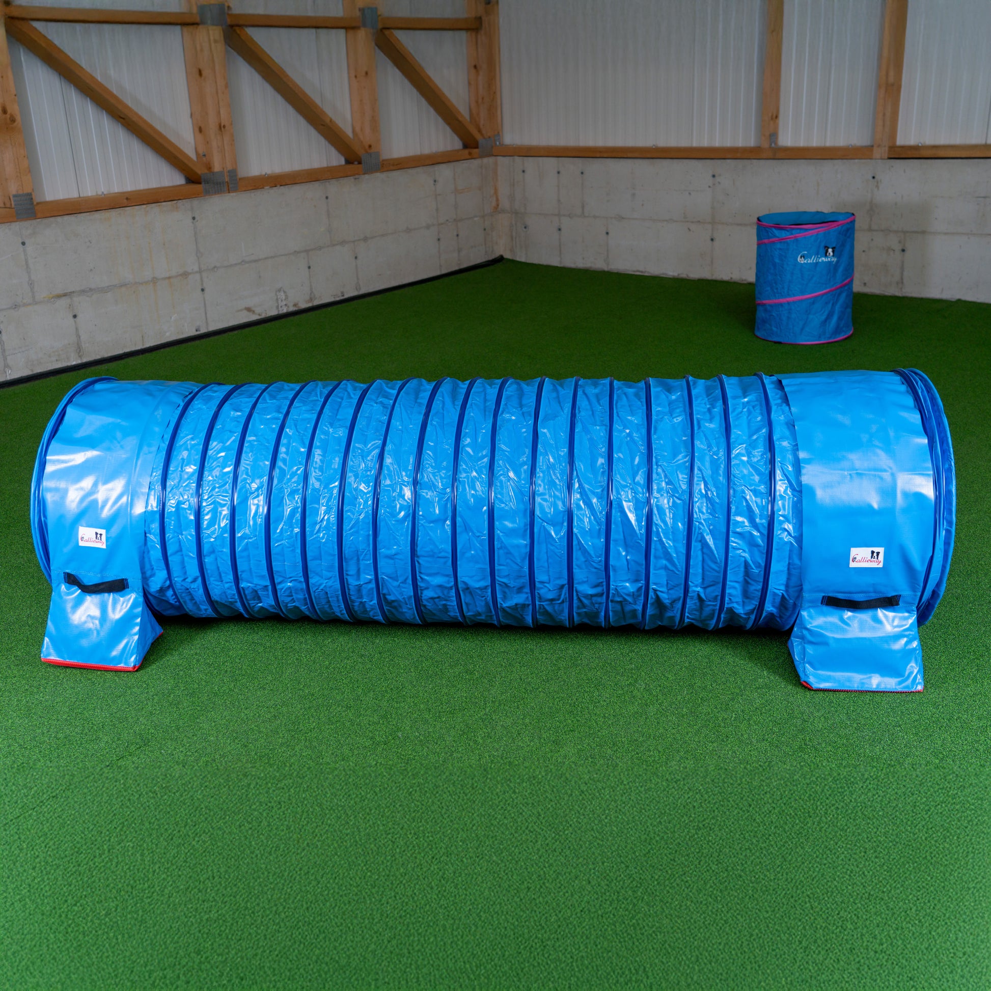 Callieway Agility Hundetunnel Ø80 cm und 3 m Länge für Agility Training