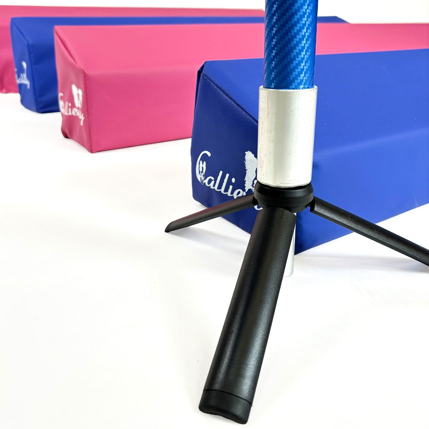 Agility SOFT-Weitsprung „SOSPIRI“ | FCI-konform, inkl. 4x Eckpfosten + Stangen & Tasche