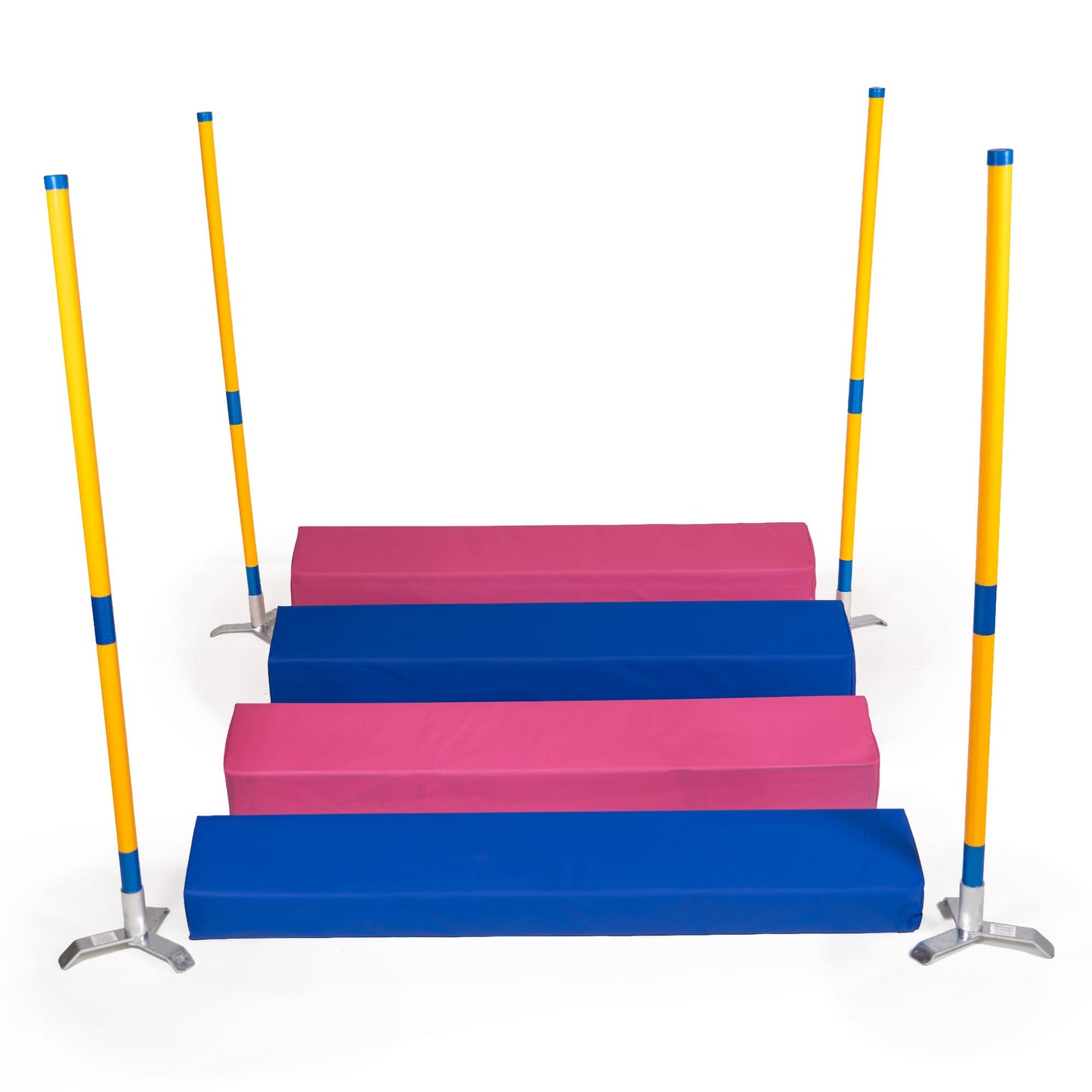 Agility SOFT-Weitsprung „SOSPIRI“ | FCI-konform, (optional inkl. 4x Eckpfosten + Stangen) & Tasche