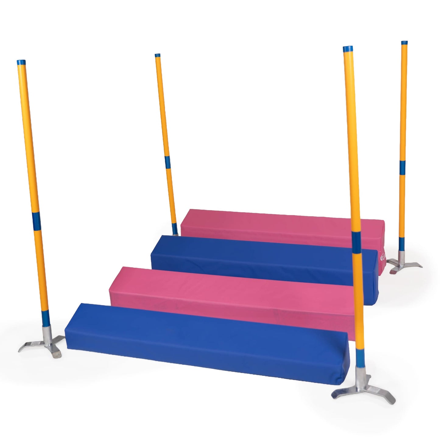 Agility SOFT-Weitsprung „SOSPIRI“ | FCI-konform, (optional inkl. 4x Eckpfosten + Stangen) & Tasche