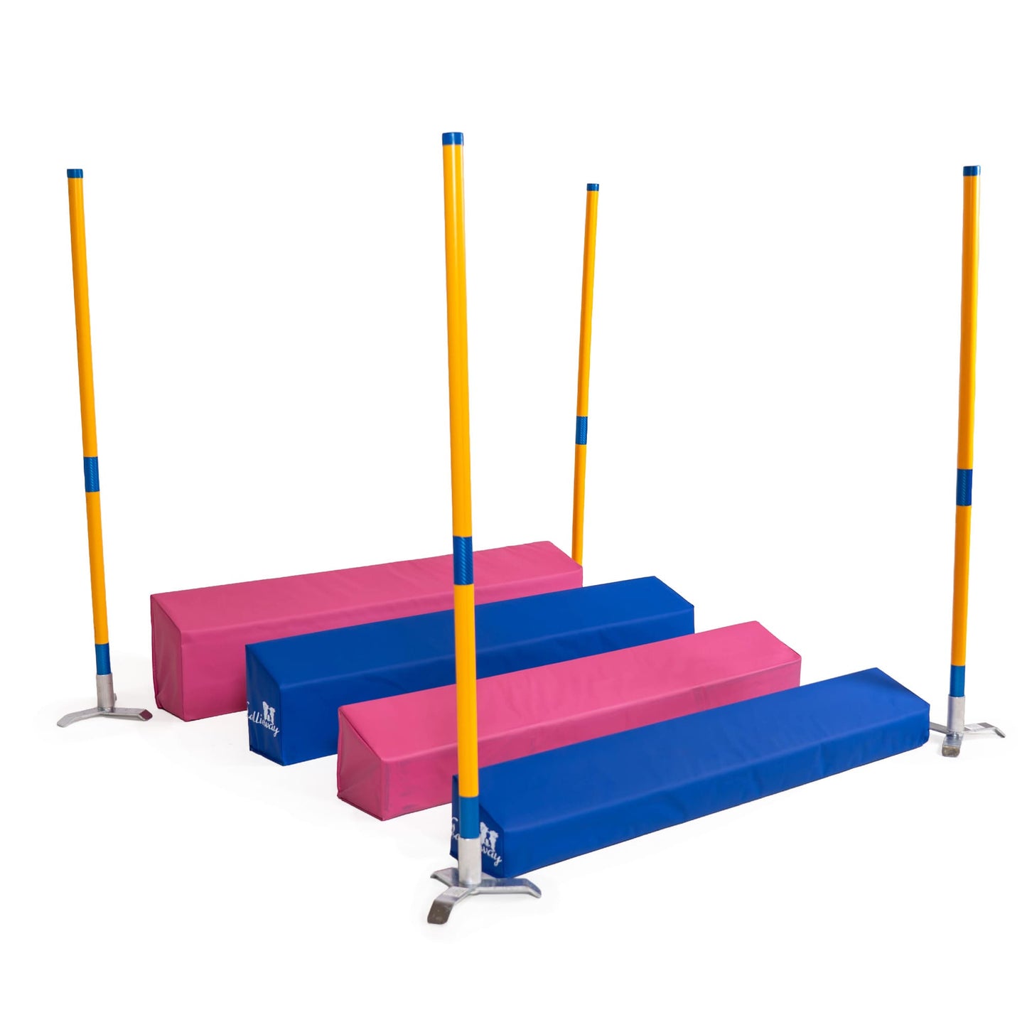 Agility SOFT-Weitsprung „SOSPIRI“ | FCI-konform, (optional inkl. 4x Eckpfosten + Stangen) & Tasche