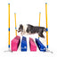 Agility SOFT-Weitsprung „SOSPIRI“ | FCI-konform, (optional inkl. 4x Eckpfosten + Stangen) & Tasche