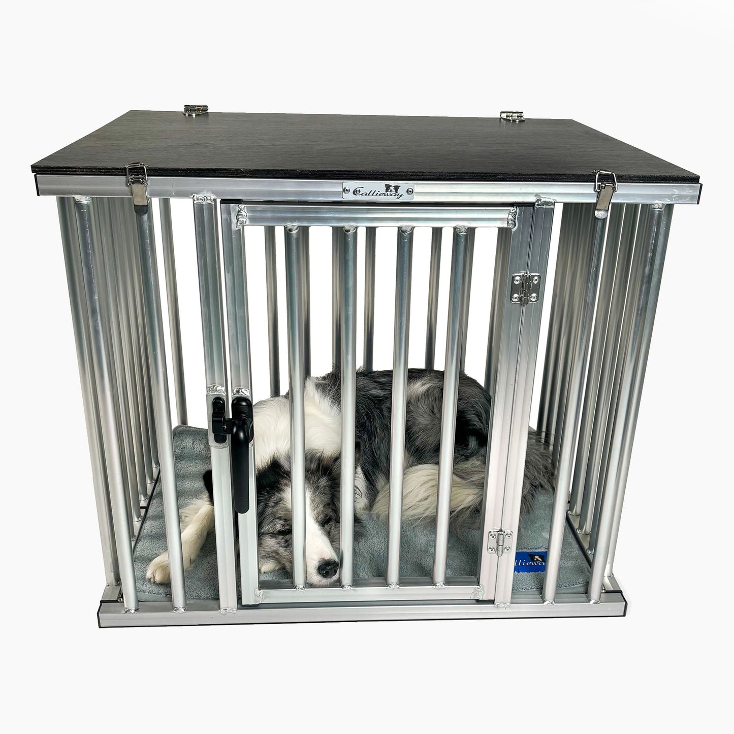 Callieway Aluminium Hundebox stabil und langlebig