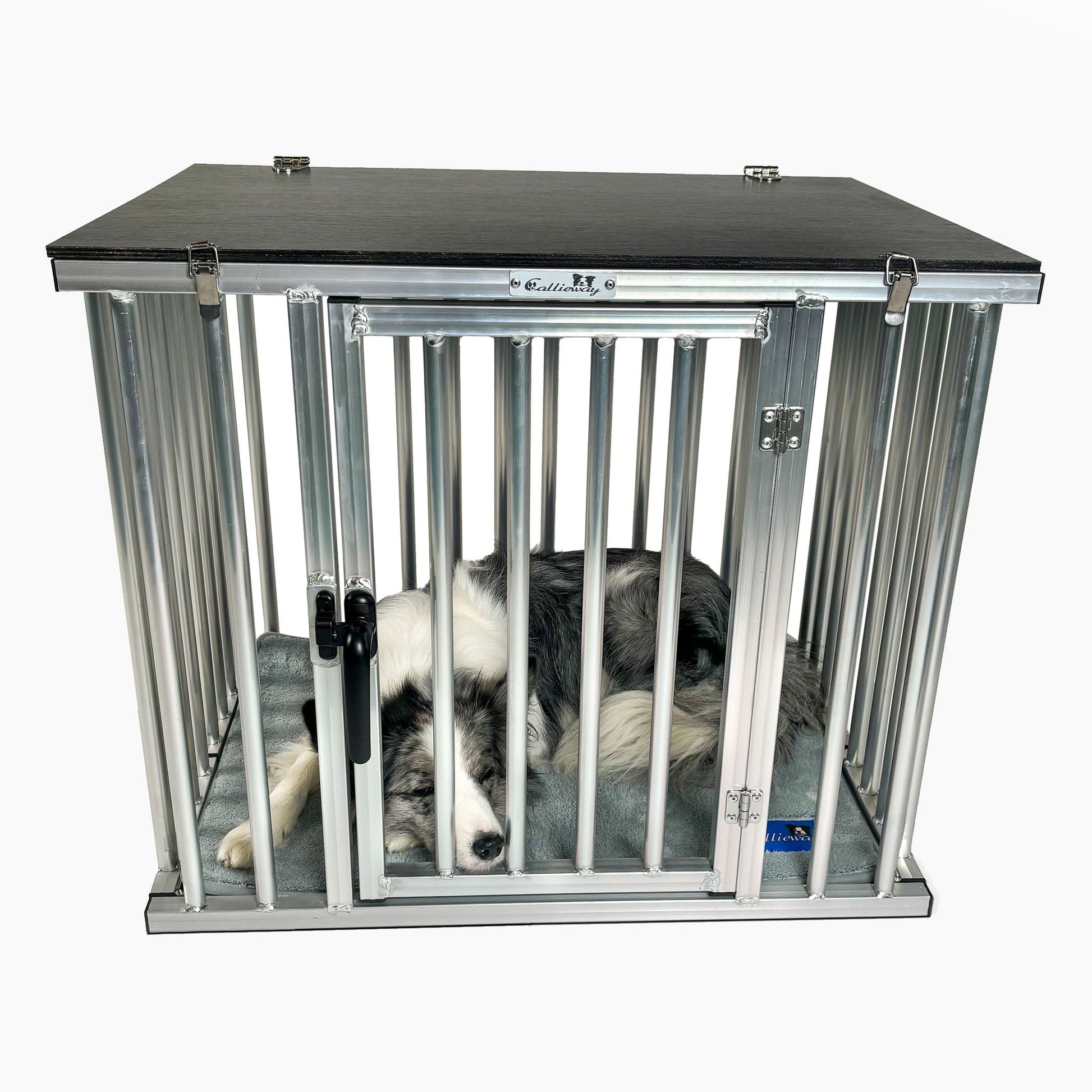 Callieway Aluminium Hundebox stabil und langlebig