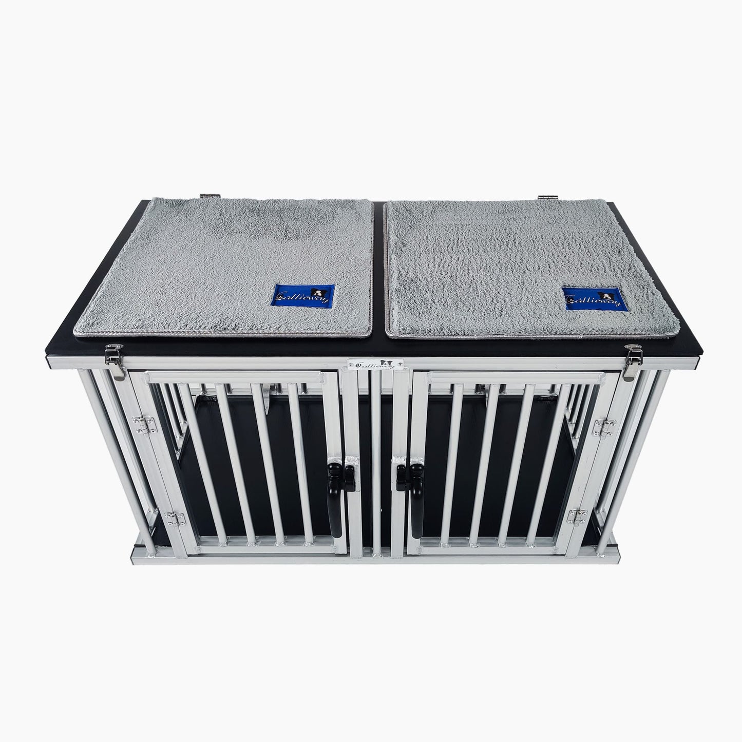 Deckel Detail Callieway Aluminium Hundebox Twin