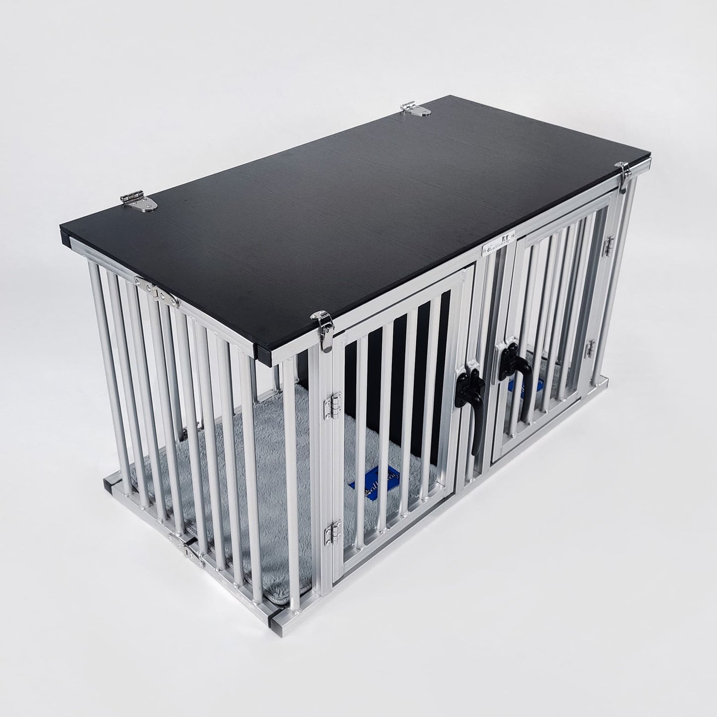 Callieway Aluminium Hundebox Twin für zwei Hunde