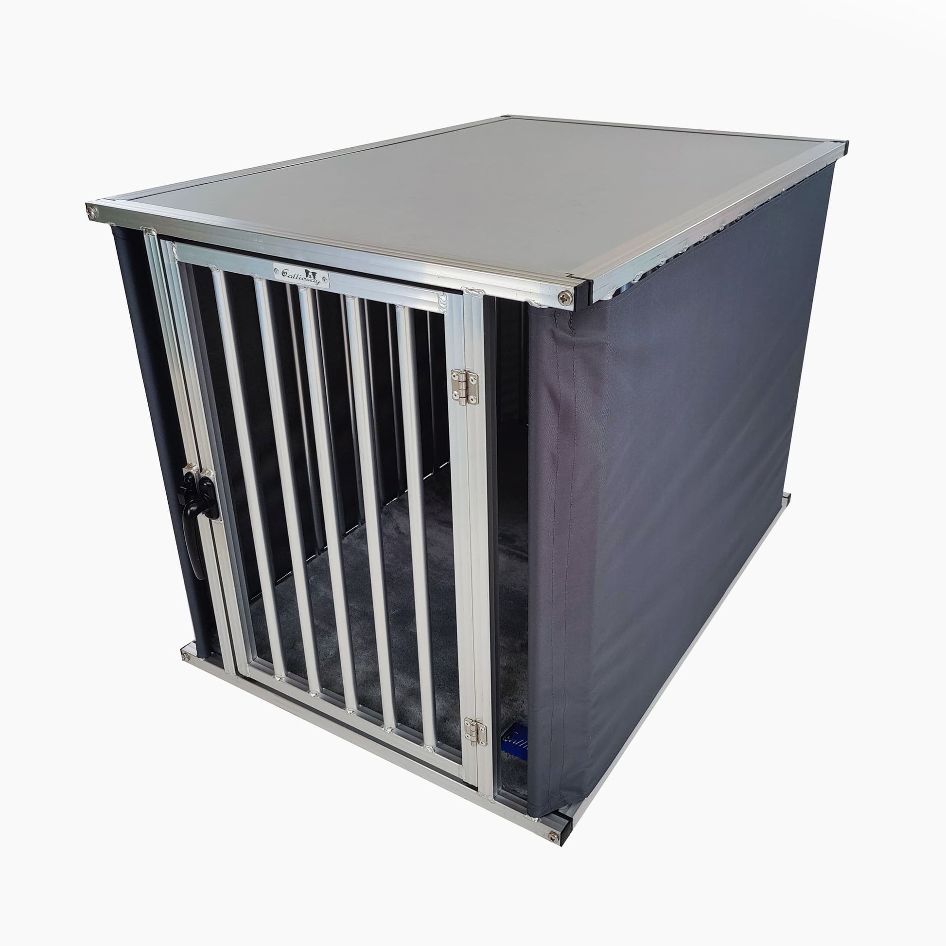 Geschlossener Callieway Aluminium Hundekäfig XXL