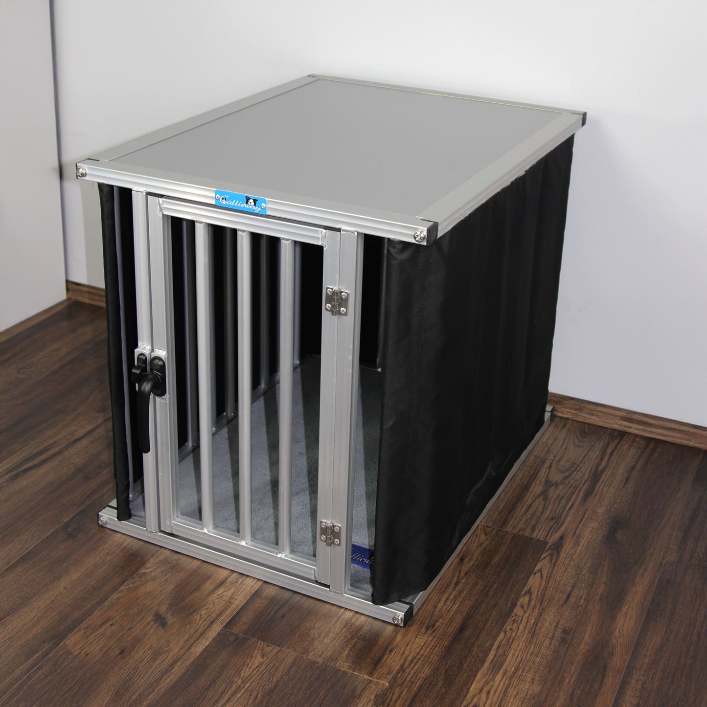 Callieway Aluminium Hundekäfig XXL im Innenbereich