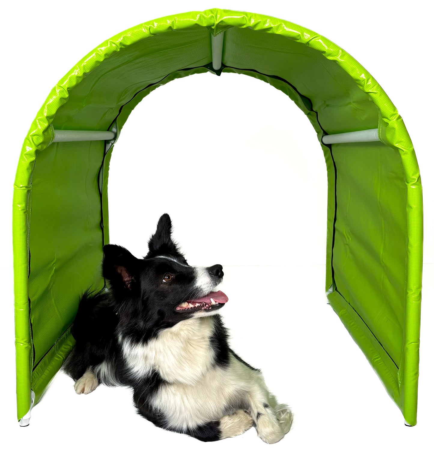 Callieway BOLO Bottomless Hoopers Tunnel mit 1 m Länge und 80 cm Durchmesser in Lime