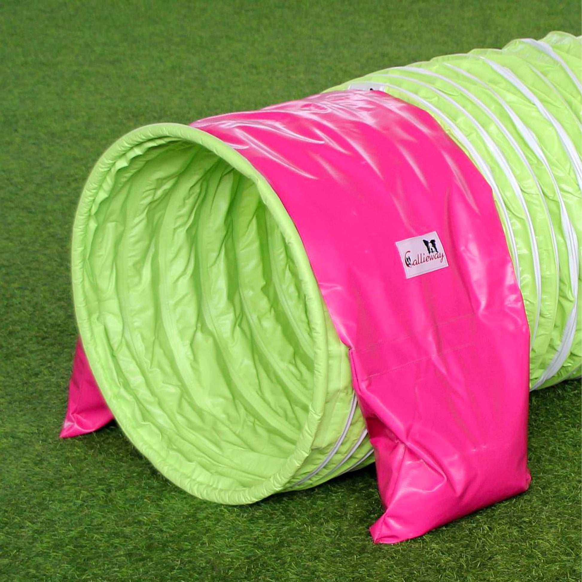 Callieway Basic Tunnel Gewicht Fuchsia fixiert einen Agility Tunnel