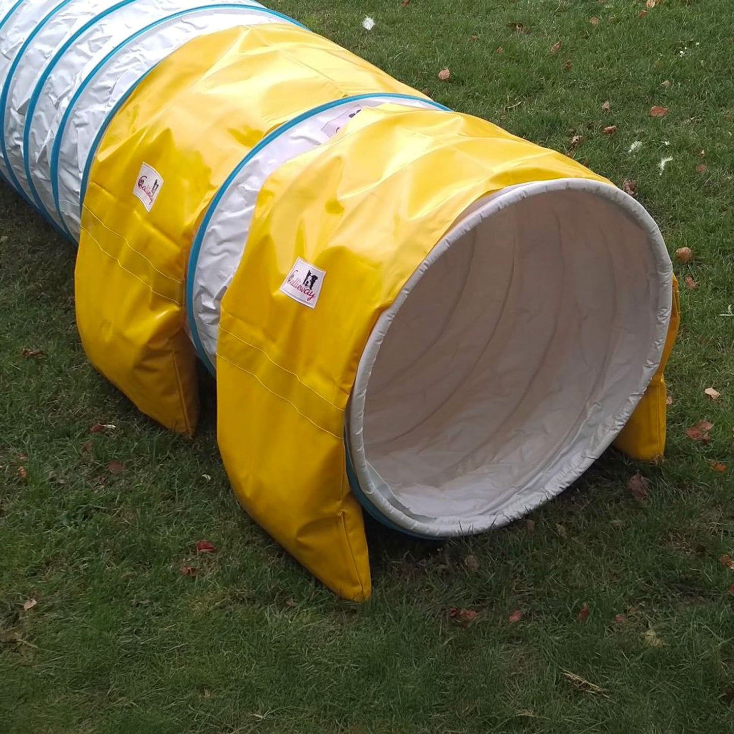 Callieway Basic Tunnelgewicht Gelb am Agility Tunnel