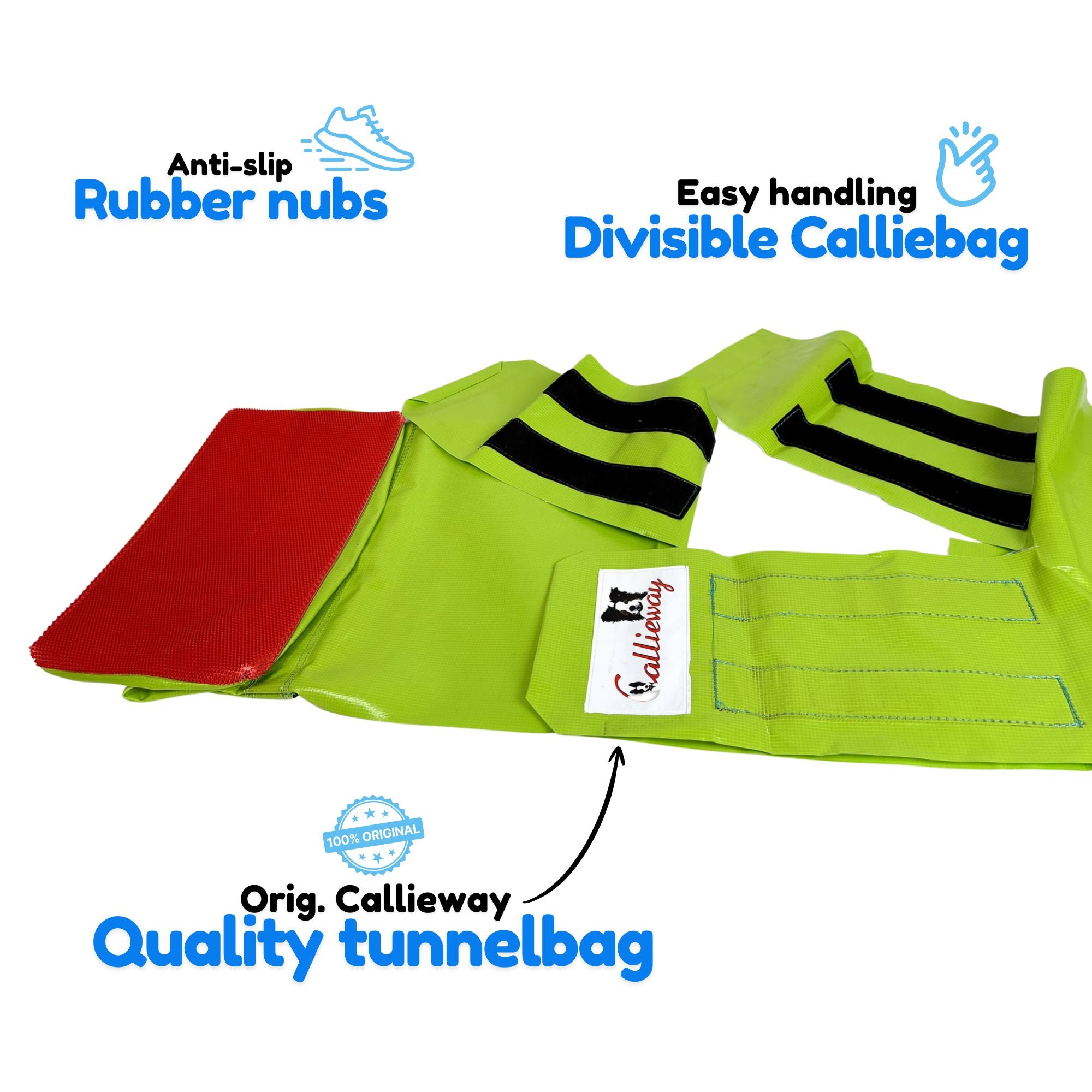 Callieway Agility Tunnelbag seperable into two halfs information