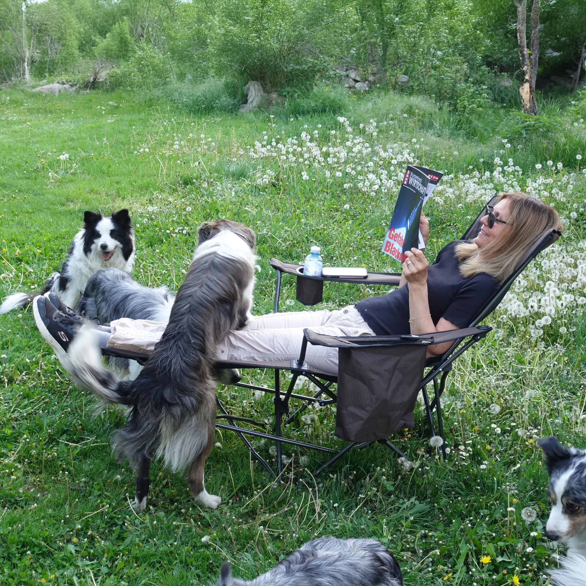 Detail des Callieway faltbaren Outdoor Campingstuhls