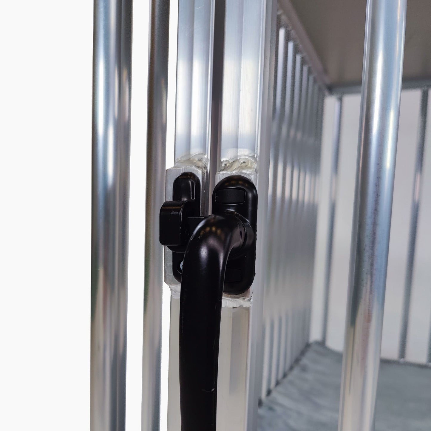 Callieway® ALU Dogbox | Feste Aluminium-Hundebox für Auto & Zuhause