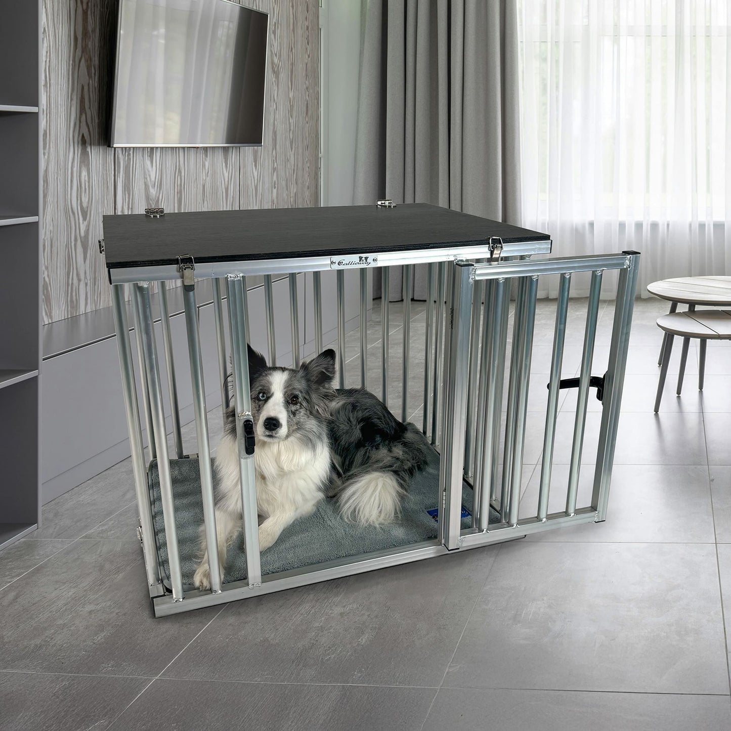 ALU Dogbox – Faltbarer Hundekäfig für Reisen & Zuhause | Callieway®