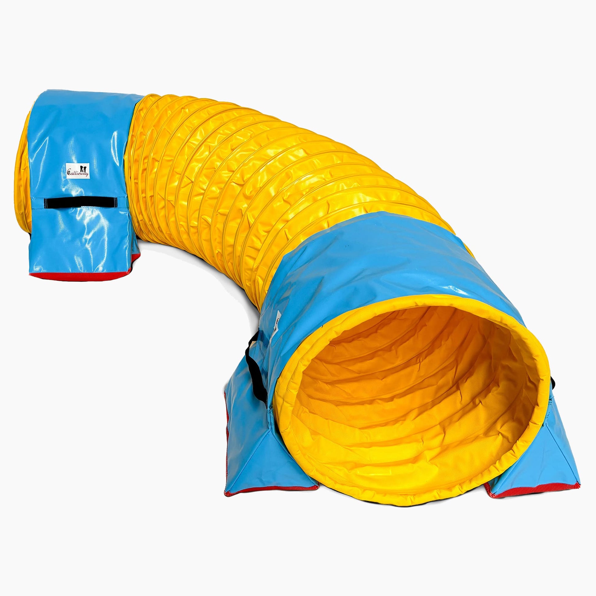 Gebogener Callieway FullGrip Agility Tunnel Gelb