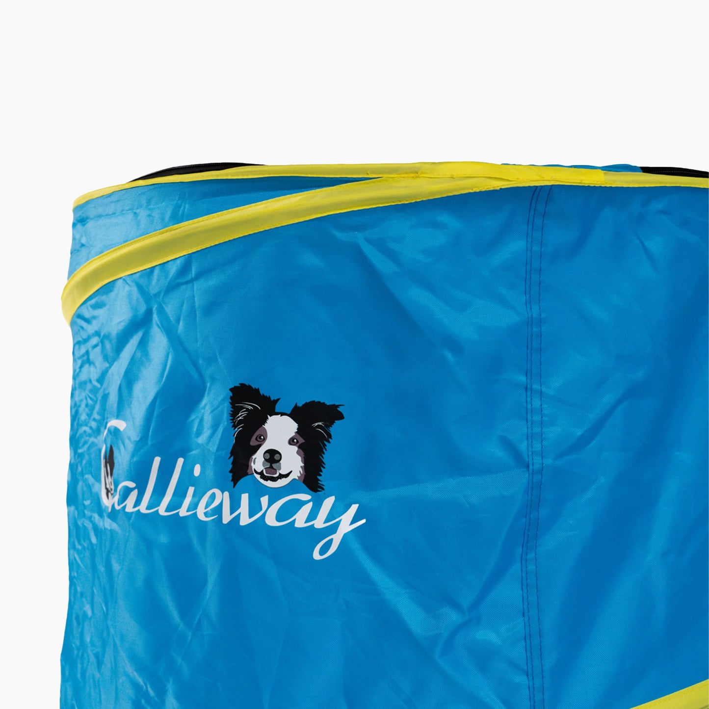 Detailaufnahme der Callieway Hoopers Barrel Tonne Blau