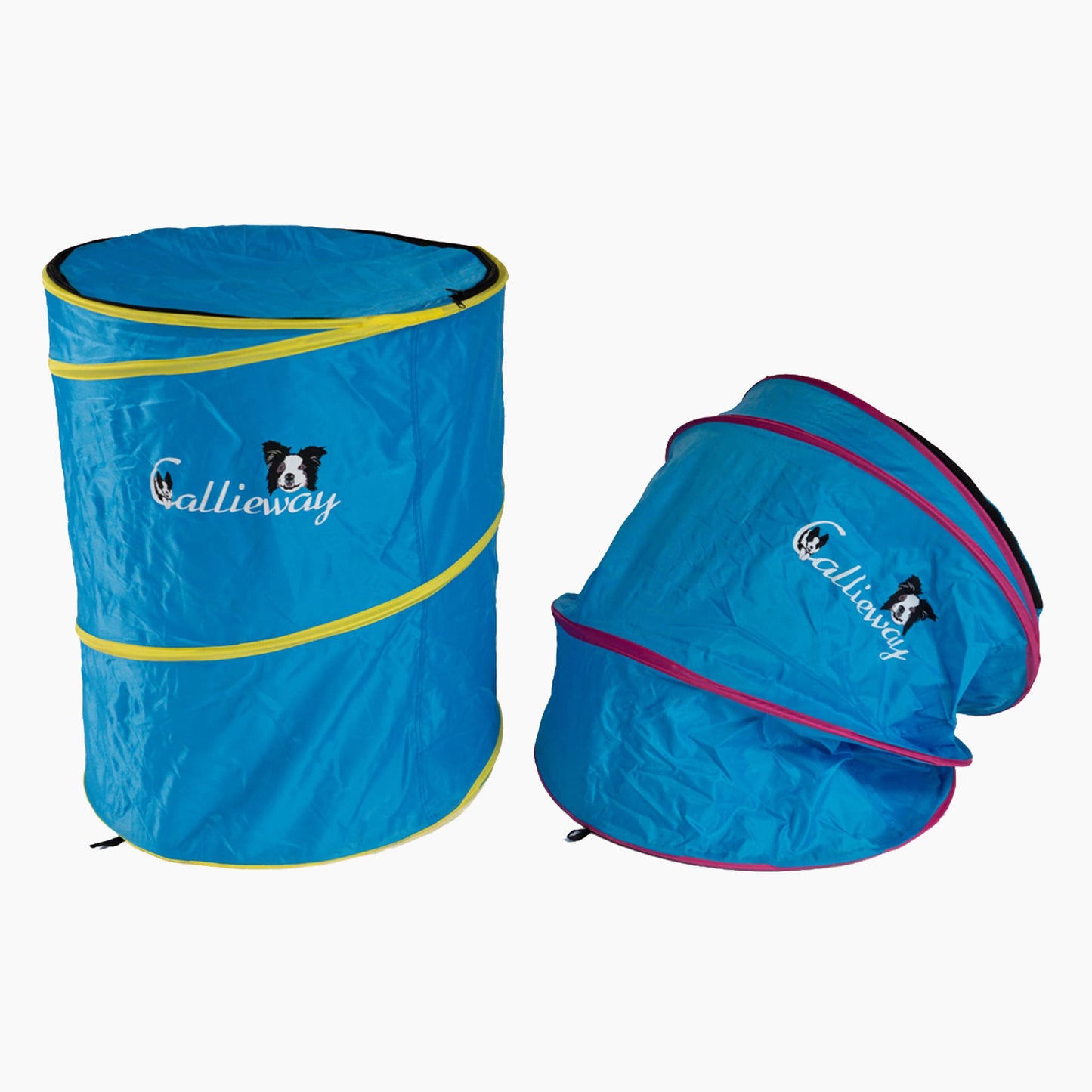 Faltbare Callieway Hoopers Barrel Trainingstonne Blau