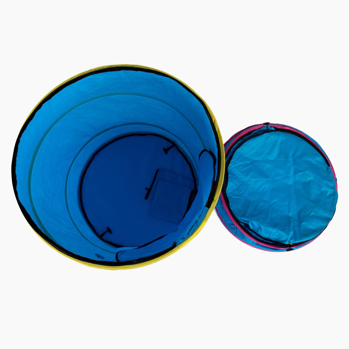 Callieway Hoopers Barrel Tonne Blau kompakt zusammengefaltet