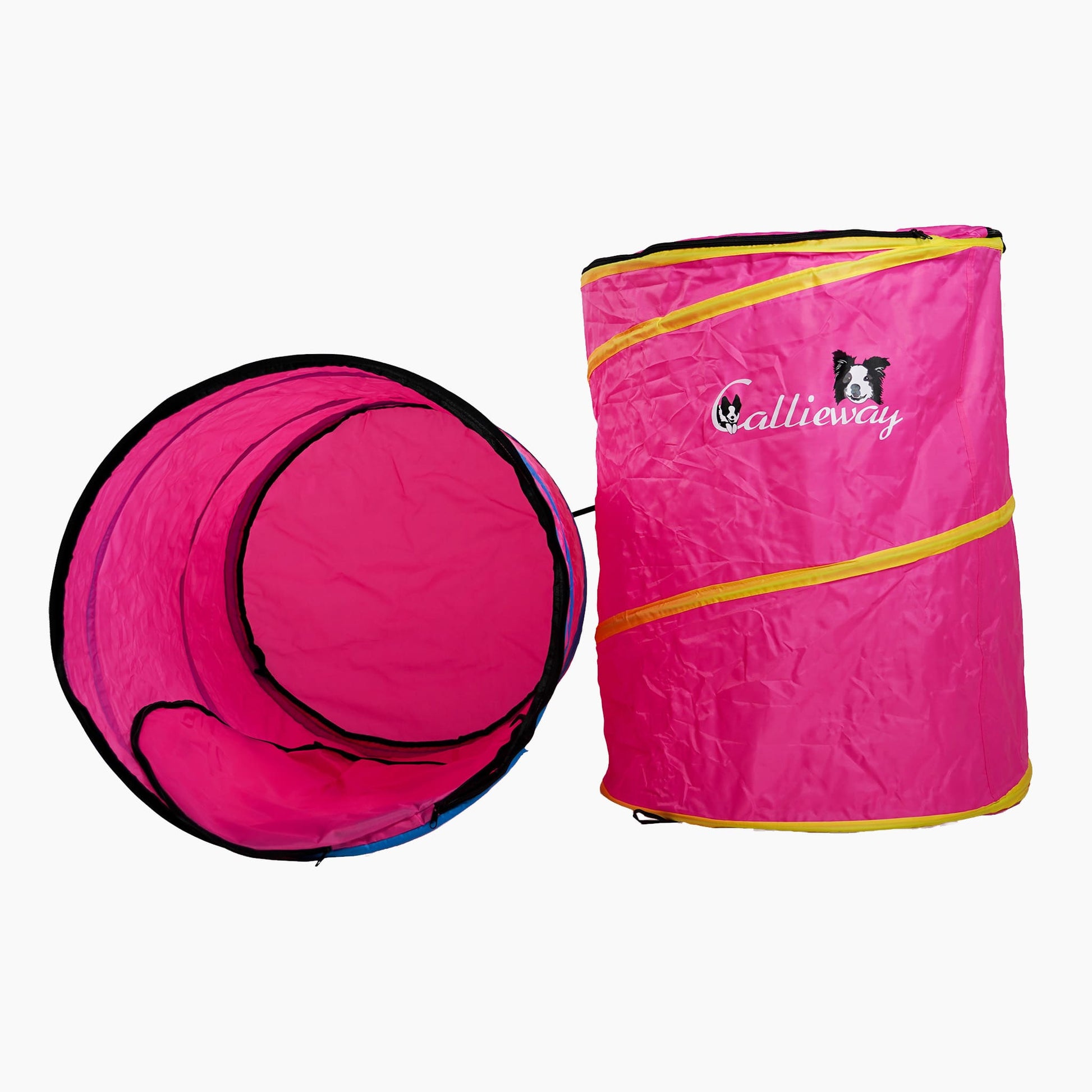 Callieway Hoopers Barrel Pink im Hoopers Hundesport Parcours