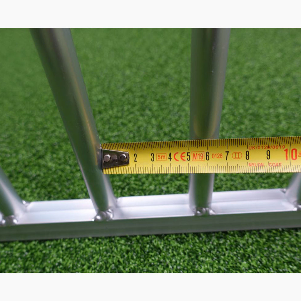 Detailaufnahme des Callieway Aluminium Freilaufgeheges für Hunde