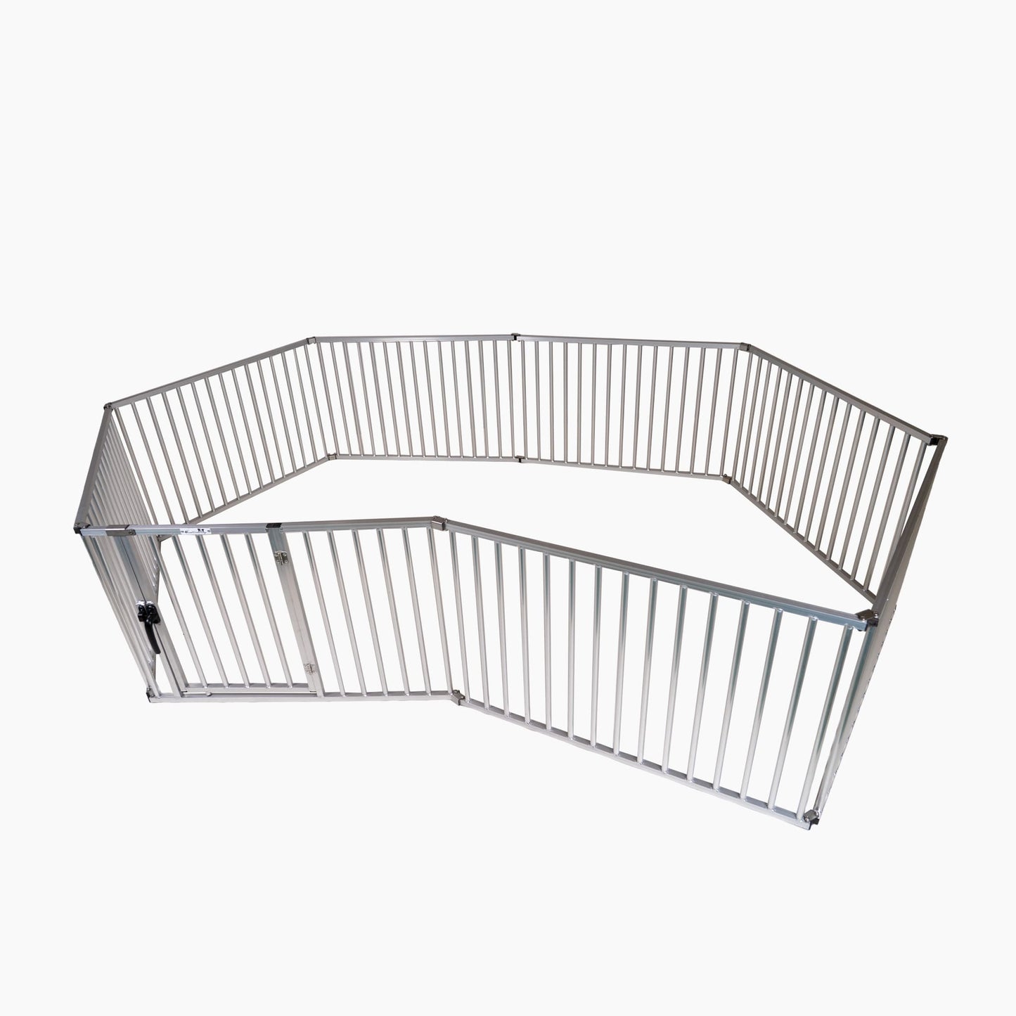 Callieway Freilaufgehege 80 cm rund aufgebaut